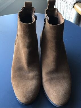 Blondo Brown Suede Ankle Boots